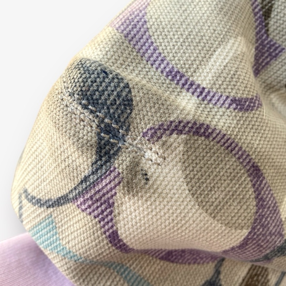 Coach Soho Optic Art Pleated Linen Tote - Picture 9 of 13